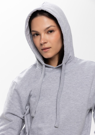 Худи унисекс STAN футер без начёса 260, 23, Серый меланж (50) | Мерч, униформа и текстиль для бизнеса photo-16