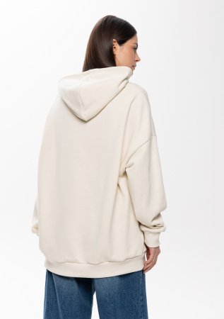 Худи унисекс STAN оверсайз футер без начёса 350, 66, Молочный (11) | Мерч, униформа и текстиль для бизнеса photo-15