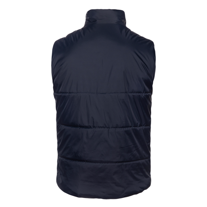 Темно-синий однотонный утепленный жилет арт. 84, 100% нейлон, оптом | Мерч, униформа и текстиль для бизнеса фото-1