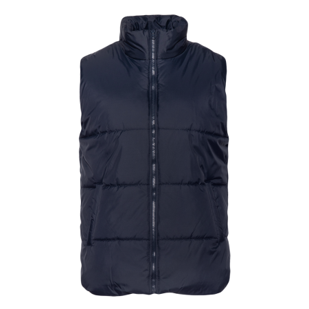 Темно-синий однотонный утепленный жилет арт. 84, 100% нейлон, оптом | Мерч, униформа и текстиль для бизнеса photo-0