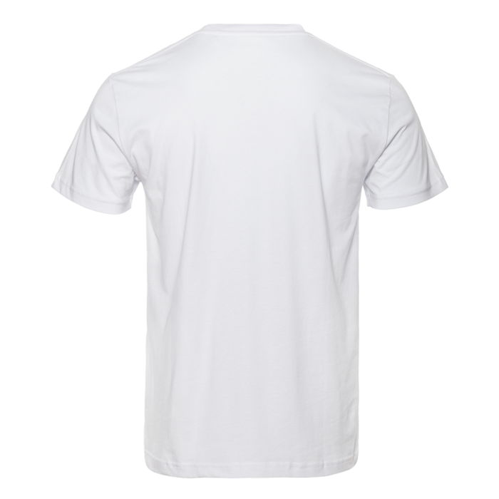 Белая футболка арт. 51 прямого кроя из 100% хлопка, 150 гр/м2, оптом | Мерч, униформа и текстиль для бизнеса  фото-2