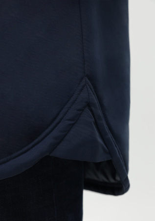 Темно-синяя однотонная куртка арт. 73, 100% полиэстер с водоотталкивающей пропиткой, оптом | Мерч, униформа и текстиль для бизнеса photo-21