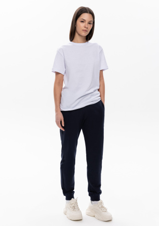 Темно-синие однотонные брюки арт. 92, 78% хлопок, 17% полиэстер, 5% эластан, оптом | Мерч, униформа и текстиль для бизнеса photo-5