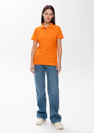 Рубашка поло женская STAN хлопок/полиэстер 185, 04WL, Оранжевый (28) photo-3
