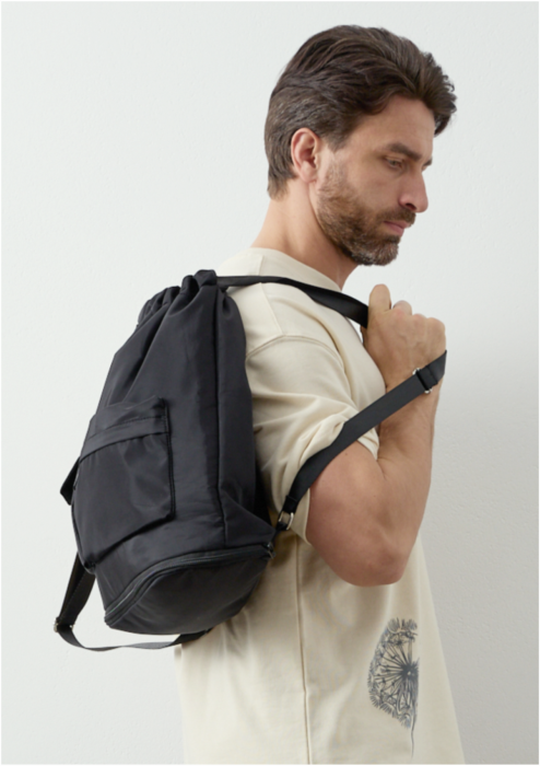 Рюкзак-мешок STAN, 142, Чёрный (20) фото-1