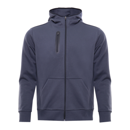 Толстовка  с капюшоном на молнии И24, Графитовый (202) photo-0