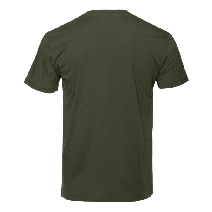 Футболка оливковый хаки арт. 51 прямого кроя из 100% хлопка, 150 гр/м2, оптом | Мерч, униформа и текстиль для бизнеса  фото-2