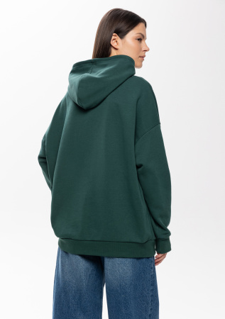 Худи унисекс STAN оверсайз футер без начёса 350, 66, Т-зелёный (130)  | Мерч, униформа и текстиль для бизнеса photo-6