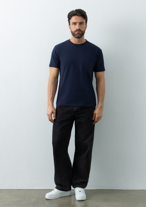 Футболка прямого кроя арт. 52 из 100% хлопка, 150 гр/м2, оптом | Мерч, униформа и текстиль для бизнеса 
 фото-1