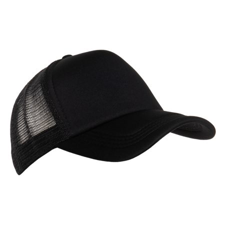 Черная бейсболка с сеткой арт. 33, 5 клиньев из 100% полиэстера | Мерч, униформа и текстиль для бизнеса  photo-1