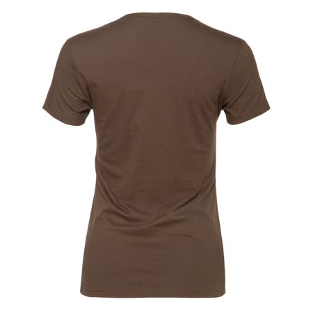 Женская футболка цвета хаки арт. 02W приталенного силуэта из 100% хлопка, 150 гр/м2, оптом | Мерч, униформа и текстиль для бизнеса 
 photo-1