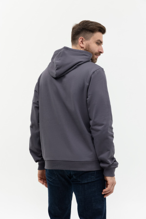 Худи унисекс STAN футер без начёса 260, 23, Темно-серый (100)  | Мерч, униформа и текстиль для бизнеса photo-8