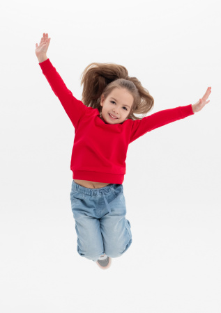 Свитшот детский STAN футер без начёса, 260, 63J, Красный (14) | Мерч, униформа и текстиль для бизнеса photo-6