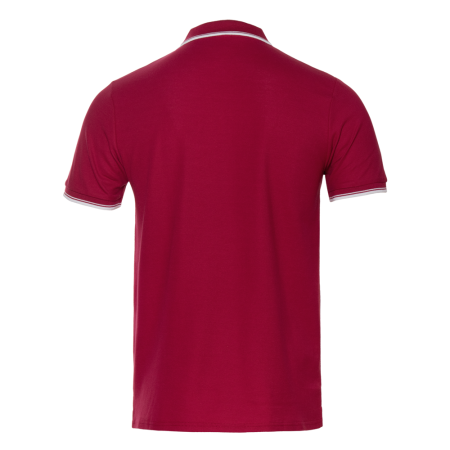 Рубашка поло мужская STAN с окантовкой хлопок/полиэстер 185, 04T, Бордовый (66) | Мерч, униформа и текстиль для бизнеса photo-1