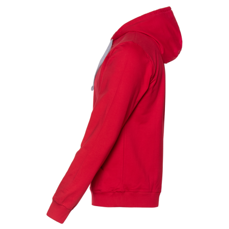 Красное худи арт. 23 с контрастным капюшоном, футер без начеса 100% хлопок, 260 гр/м2 | Мерч, униформа и текстиль для бизнеса photo-2