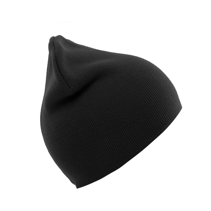Черная шапка арт. 016 из 100% акрила, 300 гр/м2, оптом | Мерч, униформа и текстиль для бизнеса  фото-1