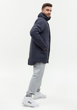 Графитовая однотонная куртка арт. 73, 100% полиэстер с водоотталкивающей пропиткой, оптом | Мерч, униформа и текстиль для бизнеса photo-8