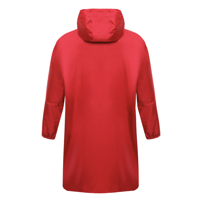 Красный однотонный дождевик пончо арт. 61, 100% полиэстер с водоотталкивающей пропиткой, оптом | Мерч, униформа и текстиль для бизнеса фото-1