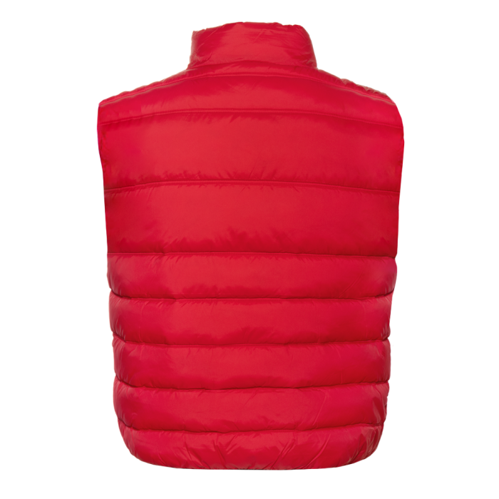 Красный однотонный утепленный жилет арт. 82, 100% нейлон, оптом | Мерч, униформа и текстиль для бизнеса фото-1