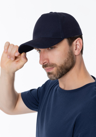 Тёмно-синяя футболка арт. 02 прямого кроя из 100% хлопка, 160 гр/м2, оптом | Мерч, униформа и текстиль для бизнеса  photo-10