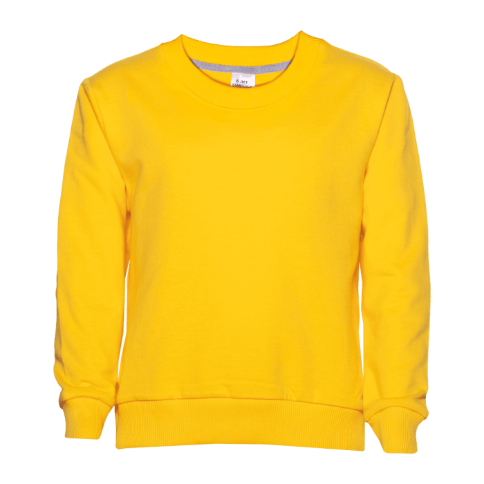 Свитшот детский STAN футер без начёса, 260, 63J, Желтый (12) | Мерч, униформа и текстиль для бизнеса фото-0