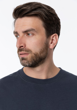 Графитовая футболка арт. 40 оверсайз кроя, состав 65% хлопок 35% полиэстер, 260 гр/м2, оптом| Мерч, униформа и текстиль для бизнеса photo-7