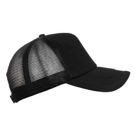 Черная бейсболка с сеткой арт. 33, 5 клиньев из 100% полиэстера | Мерч, униформа и текстиль для бизнеса  photo-2