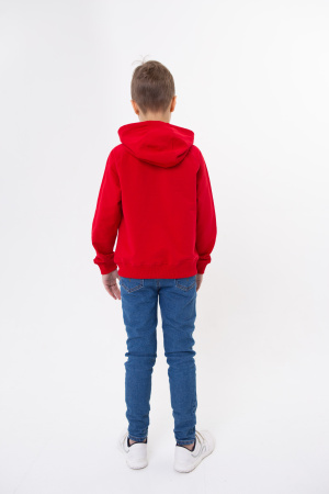 Толстовка  детская STAN с капюшоном на молнии футер без начёса 260, 61J, Синий (16) photo-4