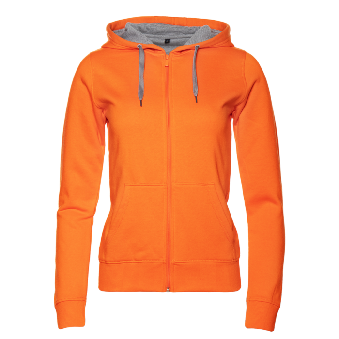 Женская оранжевая толстовка STAN арт. 17W, футер с начесом, 60% хлопок 40% полиэстер, 280 гр/м2 — оптом | Мерч, униформа и текстиль для бизнеса фото-0