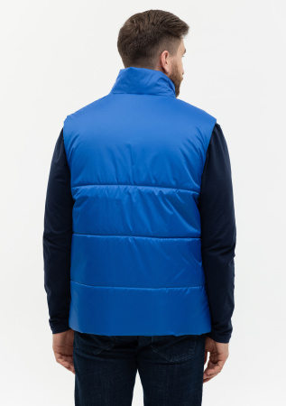 Синий утепленный жилет, оптом | Мерч, униформа и текстиль для бизнеса photo-6