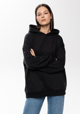 Худи унисекс STAN  оверсайз 320, 69, Чёрный (20) | Мерч, униформа и текстиль для бизнеса photo-9