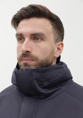 Графитовая однотонная куртка арт. 73, 100% полиэстер с водоотталкивающей пропиткой, оптом | Мерч, униформа и текстиль для бизнеса photo-20