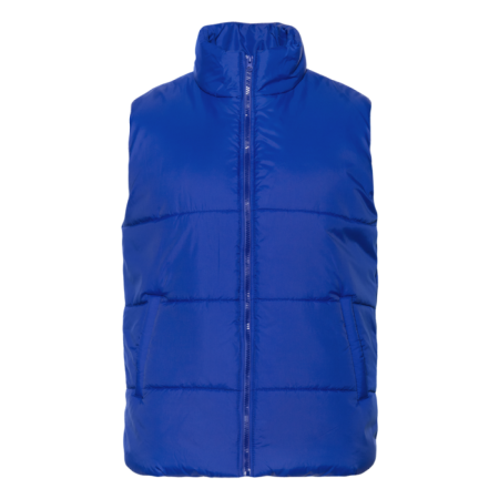 Синий утепленный жилет, оптом | Мерч, униформа и текстиль для бизнеса photo-0
