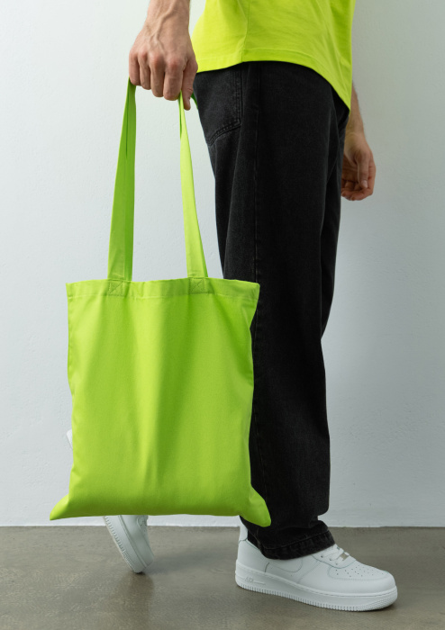 Сумка шопер STAN хлопок 38*42, 220, 200, Лаймовый(18) фото-1