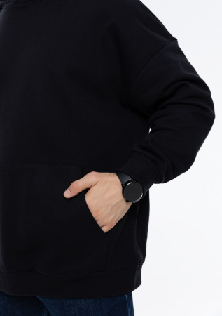 Худи унисекс STAN оверсайз футер без начёса 350, 66, Чёрный (20) | Мерч, униформа и текстиль для бизнеса photo-16