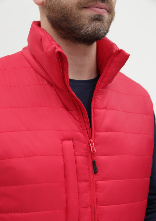 Красный ультралёгкий жилет арт. 87, 100% нейлон, оптом | Мерч, униформа и текстиль для бизнеса photo-7