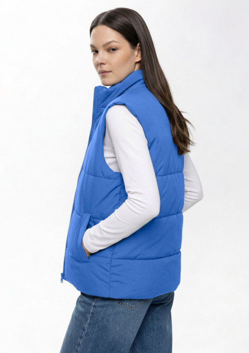 Жилет унисекс STAN утепленный 90, 130, 85, Синий (16) фото-4