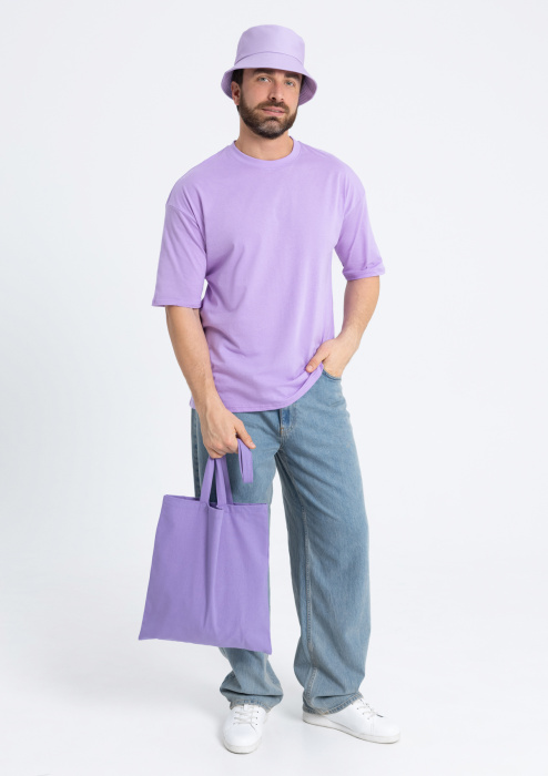 Фиолетовая панама арт. 14UC, 100% хлопок, 200 гр/м2, оптом | Мерч, униформа и текстиль для бизнеса  фото-1