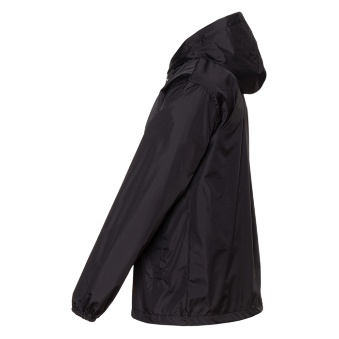 Черная однотонная ветровка арт. 59, 100% полиэстер, Dewspo 210T – оптом | Мерч, униформа и текстиль для бизнеса фото-2