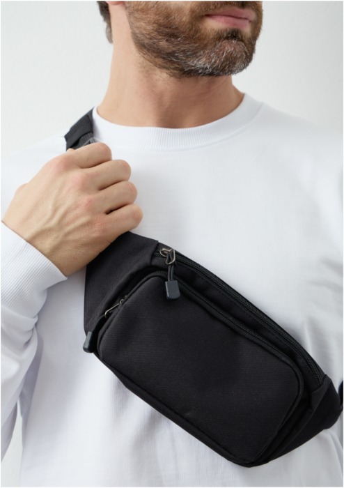 Сумка поясная STAN оксфорд 600 ,124, Бордовый (661) фото-1