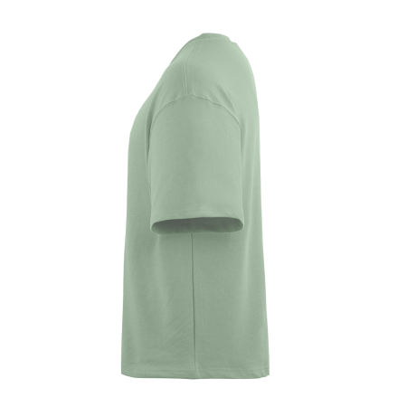 Светло-зеленая футболка арт. 40 оверсайз кроя, состав 65% хлопок 35% полиэстер, 260 гр/м2, оптом| Мерч, униформа и текстиль для бизнеса photo-2