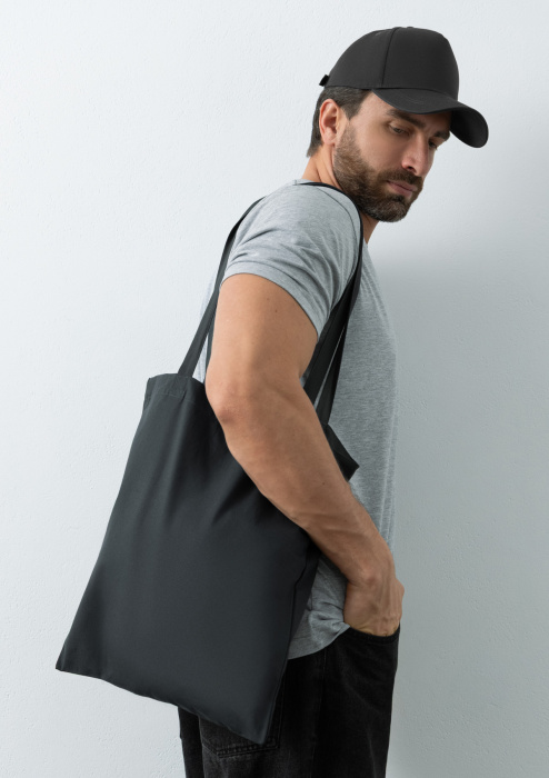 Сумка шопер STAN хлопок 38*42, 220, 200, Графит(101) фото-1