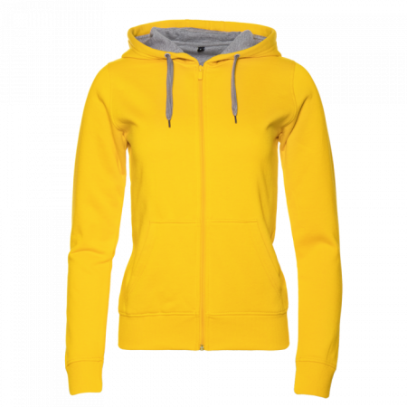 Женская желтая толстовка STAN арт. 17W, футер с начесом, 60% хлопок 40% полиэстер, 280 гр/м2 — оптом | Мерч, униформа и текстиль для бизнеса photo-0