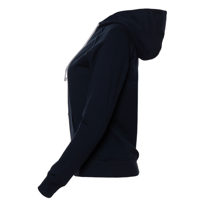 Женская темно-синяя толстовка STAN арт. 61W, футер без начеса, 92% хлопок 8% эластан, 260 гр/м2 | Мерч, униформа и текстиль для бизнеса фото-2