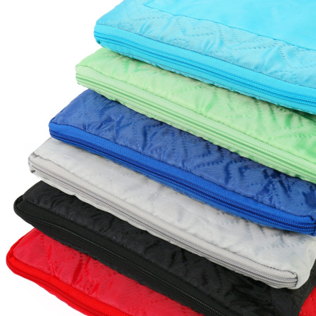 Бирюзово-оранжевый плед арт. 307, 100% полиэстер, оптом | Мерч, униформа и текстиль для бизнеса photo-7