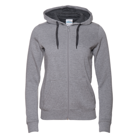 Женская серая толстовка STAN арт. 17W, футер с начесом, 60% хлопок 40% полиэстер, 280 гр/м2 — оптом | Мерч, униформа и текстиль для бизнеса photo-0