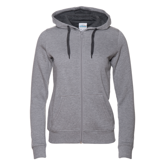 Женская серая толстовка STAN арт. 17W, футер с начесом, 60% хлопок 40% полиэстер, 280 гр/м2 — оптом | Мерч, униформа и текстиль для бизнеса фото-0