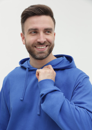 Худи унисекс STAN футер без начёса 260, 23, Синий (16) | Мерч, униформа и текстиль для бизнеса photo-9