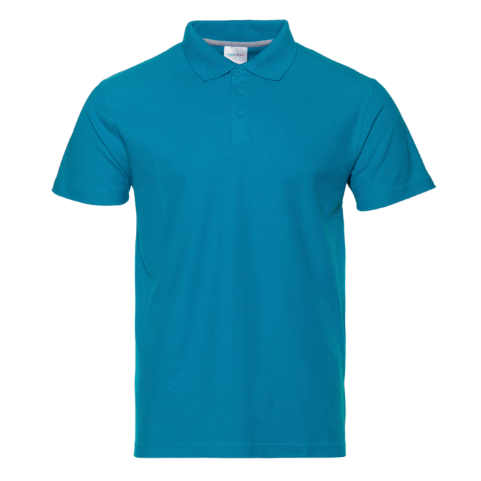 Рубашка поло мужская STAN хлопок/полиэстер 185, 104, Лазурный (40) | Мерч, униформа и текстиль для бизнеса фото-0