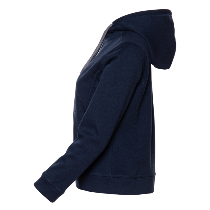 Толстовка женская STAN  с капюшоном на молнии сэндвич 320, 19, Т-синий меланж (146) фото-2